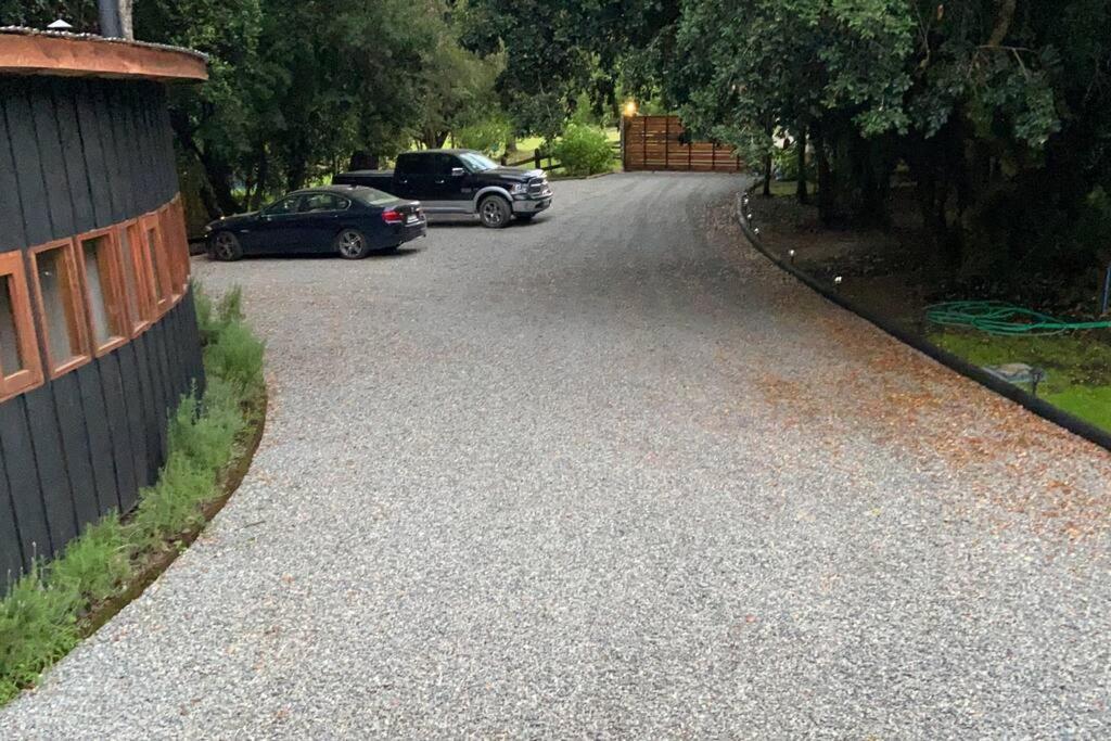 Vila Acogedora Cabana Al Borde Del Rio Claro Pucón Exteriér fotografie